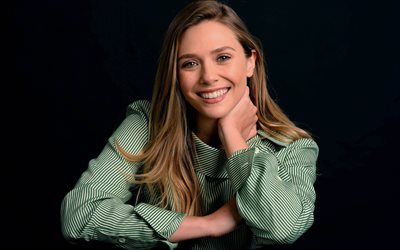 Elizabeth Olsen, 4k, sorriso, beleza, a atriz norte-americana, Hollywood