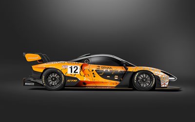 McLaren Senna GTR Concept, 4k, 2018 cars, hypercars, McLaren Senna, supercars, McLaren