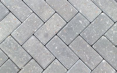 texture of paving slabs, gray stone texture, pavement, road, mosaic of paving slabs