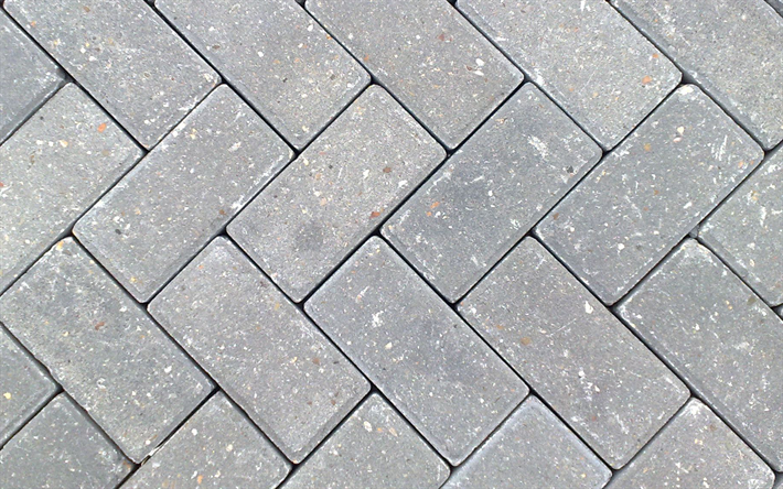 a textura do pavimento, textura de pedra cinzenta, pavimento, estrada, mosaico de pavimenta&#231;&#227;o de lajes