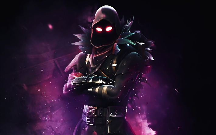 Raven, a escurid&#227;o, Fortnite, 2019 jogos, guerreiro, Fortnite Battle Royale, Fortnite caracteres