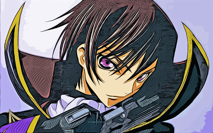 Code Geass Lelouch Lamperouge Anime Poster 10 18inchx12inch Photographic  Paper  Animation  Cartoons posters in India  Buy art film design  movie music nature and educational paintingswallpapers at Flipkartcom