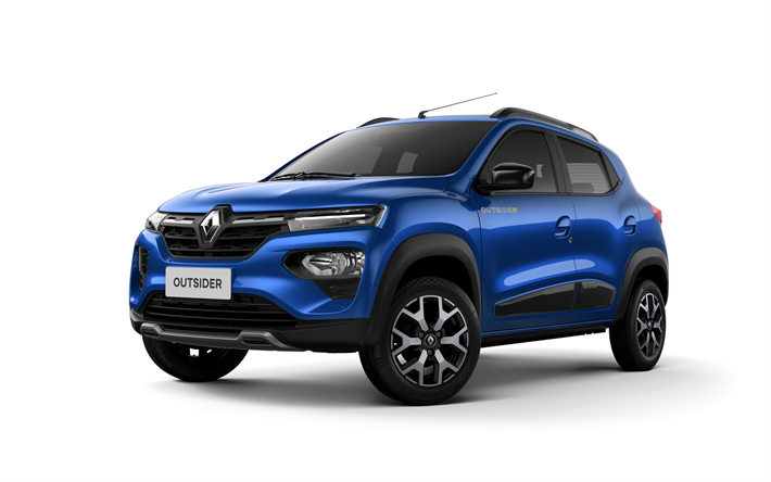 Renault Kwid Outsider, compact crossovers, 2022 cars, studio, french cars, 2022 Renault Kwid, Renault