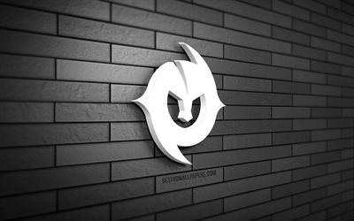 logotipo de paulo dybala en 3d, 4k, pared de ladrillo gris, creativo, estrellas de f&#250;tbol, ​​logotipo de paulo dybala, arte en 3d, paulo dybala