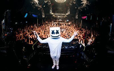 Marshmello, concert, DJ, night club