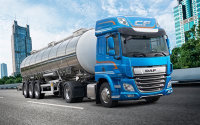 DAF CF, 2018, cisterna, gasolina, transporte, entrega, LKW, camiones nuevos, 450 PIES de ESPACIO de la CABINA, DAF
