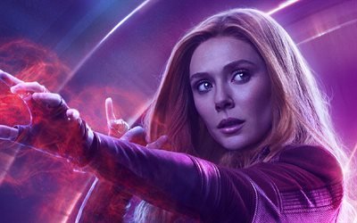 Wanda Maximoff, 2018 de cin&#233;ma, de super h&#233;ros, Avengers Infinity War