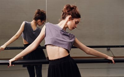 Luma Grothe, le mod&#232;le Br&#233;silien, photoshoot, le ballet, la belle jeune femme