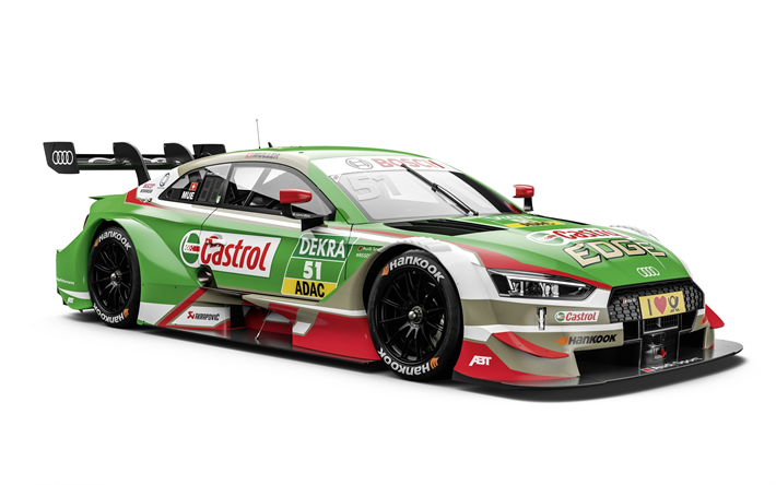 Nico Muller, Audi RS5 DTM, racing car, tuning RS5, sports coupe, 2018, Castrol EDGE, Audi Sport Team Abt Sportsline, Audi