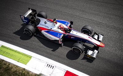 Santino Ferrucci, 4k, Formula 2, 2018 cars, FIA Formula 2, F2, Trident