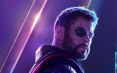 Thor, 2018 elokuva, supersankareita, Avengers Infinity War, Chris Hemsworth