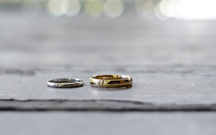 ダウンロード画像 結婚指輪 二輪 リングのための新郎新婦 結婚式の概念 赤と白金のリング フリー のピクチャを無料デスクトップの壁紙