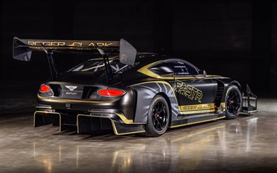2021, Bentley Continental GT3 Pikes Peak, rear view, exterior, race car, tuning Continental GT, British cars, Bentley