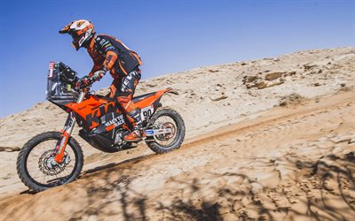 Danilo Petrucci, extreme, 2022 bikes, desert, 2022 Dakar Rally, Tech3 KTM Factory Racing, 2022 KTM EXC 450 Rally, KTM