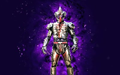 Jun Maehara, 4k, violet neon lights, Kamen Rider, protagonist, Hiden Aruto, Kamen Rider characters, Maehara Jun, Kamen Rider Amazon Sigma, Jun Maehara Kamen Rider