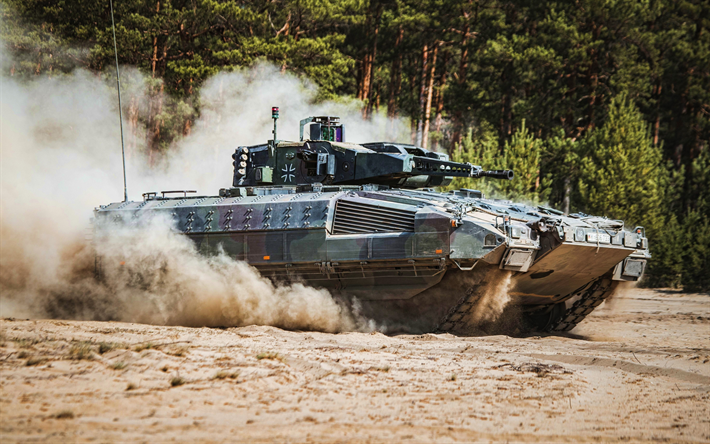 Puma, 4k, Schutzenpanzer, German infantry fighting vehicle, Bundeswehr, VJTF, HDR