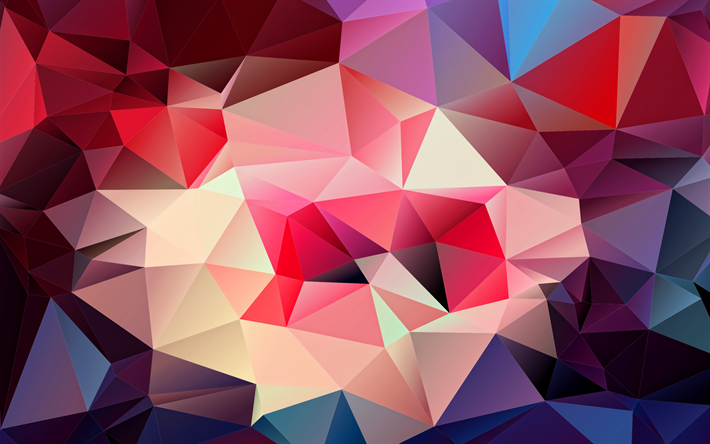 purple low poly background, abstract crystals, colorful backgrounds, creative, colorful background, geometric art, low poly patterns, low poly background, geometric shapes, low poly art