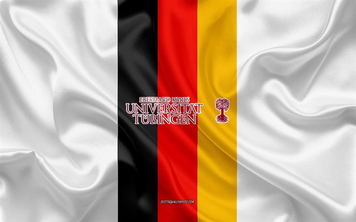 Embl&#232;me de l’Universit&#233; de Tubingen, drapeau allemand, logo de l’Universit&#233; de Tubingen, Berlin, Allemagne, Universit&#233; de Tubingen