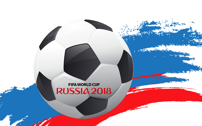 ダウンロード画像 4k Fifaワールドカップ18年 ロシアフラグ ロシア18年 白背景 Fifaワールドカップロシア18年 サッカー Fifa ロゴ 最小限の サッカーワールドカップ18年 創造 フリー のピクチャを無料デスクトップの壁紙