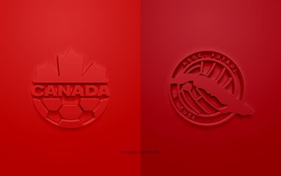 Kanada vs K&#252;ba, 2019 UEFA salon futbolu Kupası, futbol ma&#231;ı, promosyon malzemeleri, Kuzey Amerika, Altın 2019 Kupası, K&#252;ba Milli Futbol Takımı, Kanada Milli Futbol Takımı
