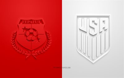Panama vs USA, 2019 CONCACAF Gold Cup, football match, promotional materials, North America, Gold Cup 2019, Panama national football team, USMNT, USA national football team