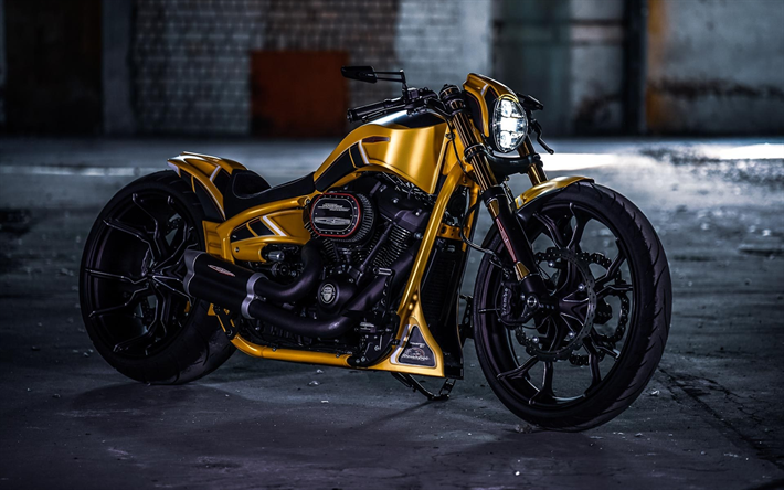Harley-Davidson Breakout, ayarlama, 2019 bisiklet, superbikes, &#246;zelleştirilmiş motosiklet, Harley-Davidson
