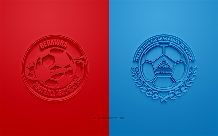 Bermuda vs Nicaragua, 2019 CONCACAF Gold Cup, football match, promotional materials, North America, Gold Cup 2019, Bermuda national football team, Nicaragua national football team