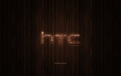 شعار HTC, خشبية شعار, خلفية خشبية, HTC, شعار, العلامات التجارية, الفن الخشبي
