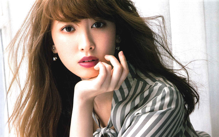 Haruna, Onde, A cantora japonesa, AKB48, retrato, mulher bonita, sess&#227;o de fotos, Atriz japonesa