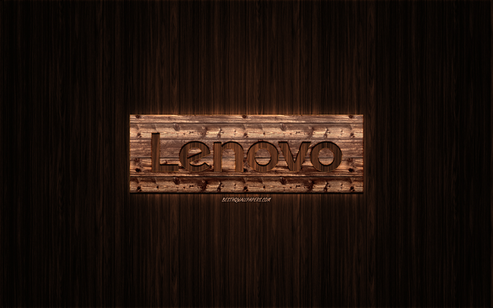 ダウンロード画像 レノボのロゴ 木製のロゴ 木の背景 レノボ エンブレム ブランド 木美術 フリー のピクチャを無料デスクトップの壁紙