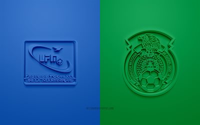 マルチニークvsメキシコ, 2019年CONCACAF金杯, サッカーの試合, 販促物, 北米, 金カップ2019年, マルチニーク国サッカーチーム, メキシコ国立サッカーチーム