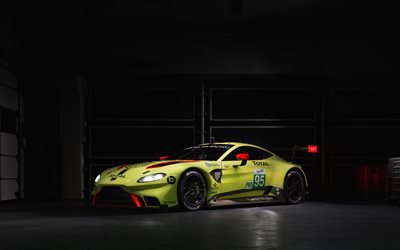 Aston Martin Vantage GTE, 4k, racing cars, 2020 cars, supercars, 2020 Aston Martin Vantage, tuning, Aston Martin