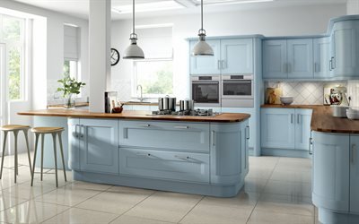 blue classic kitchen furniture, modern interior design, stylish kitchen design, classic style, modern classic style kitchen