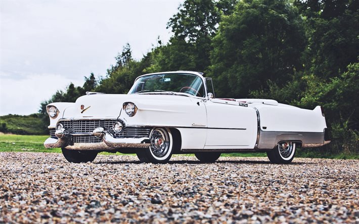 Cadillac Eldorado Convertible, retro autot, 1954 autot, amerikkalaisten autojen, 1954 Cadillac Eldorado, Cadillac