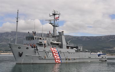 BS-73 Faust Vrancic, Kroatian Laivasto, pelastus vene, Hrvatska ratna mornarica, Kroatian sota
