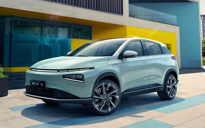 Xpeng G3i, 4k, crossovers, 2021 cars, luxury cars, 2021 Xpeng G3i, chinese cars, Xpeng