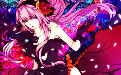 Megurine Luka, pink hair, manga, Vocaloid