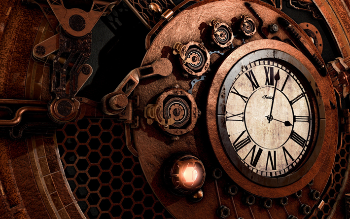 reloj antiguo, vintage relojes, un reloj, conceptos de tiempo, reloj