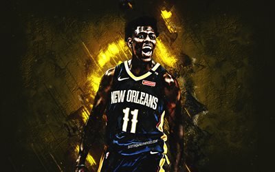 Jrue Holiday, New Orleans Pelicans, American basketball player, NBA, portrait, face, United States, basketball, USA