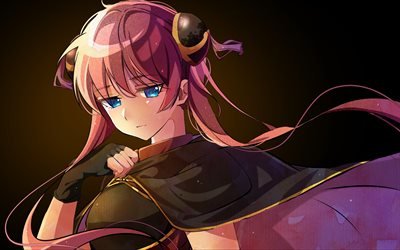 Kagura, Gintama, protagonist, girl with pink hair, Gintama characters, Kagura Gintama