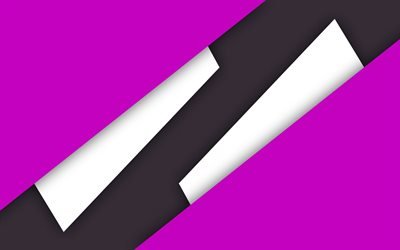 material design, violet and black, geometry, circles, geometric shapes, lollipop, lines, creative, strips, violet backgrounds