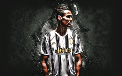 Cristiano Ronaldo, CR7, portrait, portuguese footballer, football star, new 2020 Juventus uniform