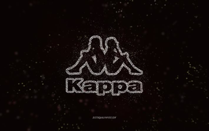 Download wallpapers Kappa glitter logo, 4k, black background, Kappa ...