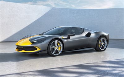 2022, Ferrari 296 GTB Assetto Fiorano, 4k, front view, exterior, supercar, Ferrari 296 GTB, Italian sports cars, Ferrari