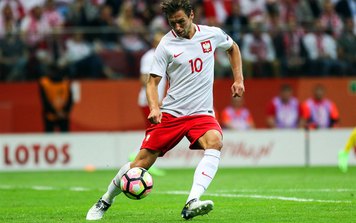 Grzegorz Krychowiak, 4k, footballers, soccer, Polish National Team
