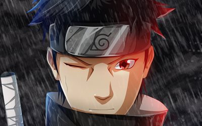 Shisui Uchiha, guerrero, la lluvia, el manga, Shisui del Cuerpo de Parpadeo, Naruto
