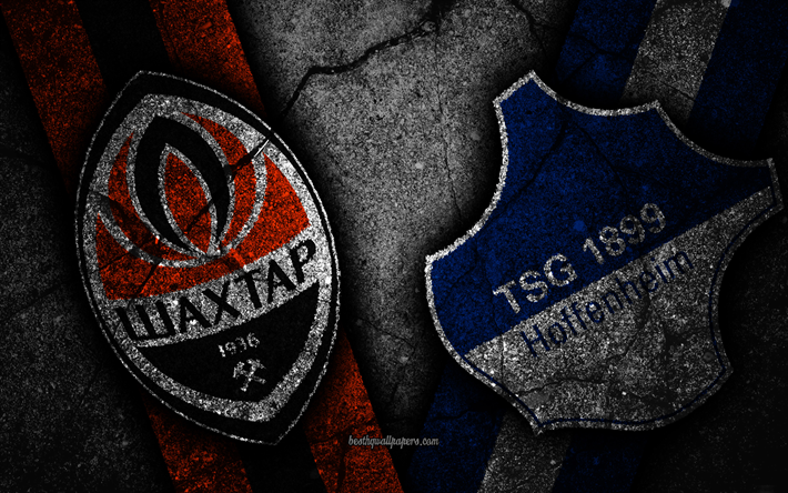 Dinamo Kiev vs Hoffenheim, 4k, Şampiyonlar Ligi, Grup ma&#231;ları, 1 Tur, yaratıcı, Dinamo Kiev, FC, Hoffenheim FC, siyah taş