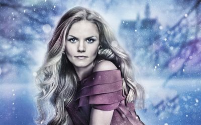 Once Upon a Time, 2018, American television series, Jennifer Morrison, Season 7, portrait, American actress, Emma Swan