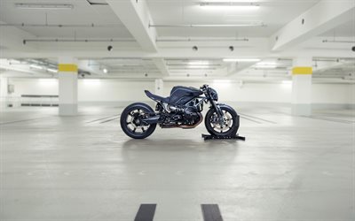 Diamante Atelier, tuning, 4k, la BMW R nineT Racer, 2017 moto, moto custom, DA9T, tedesco, moto, BMW