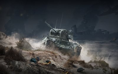 World of Tanks, Matilda, WoT, Tank Infantry, MkII, Matilda II, british flag, online games